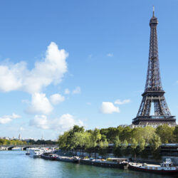 Eiffel Tower river view
